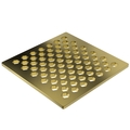 Newport Brass 4" Square Shower Drain in Satin Brass (Pvd) 233-407/04